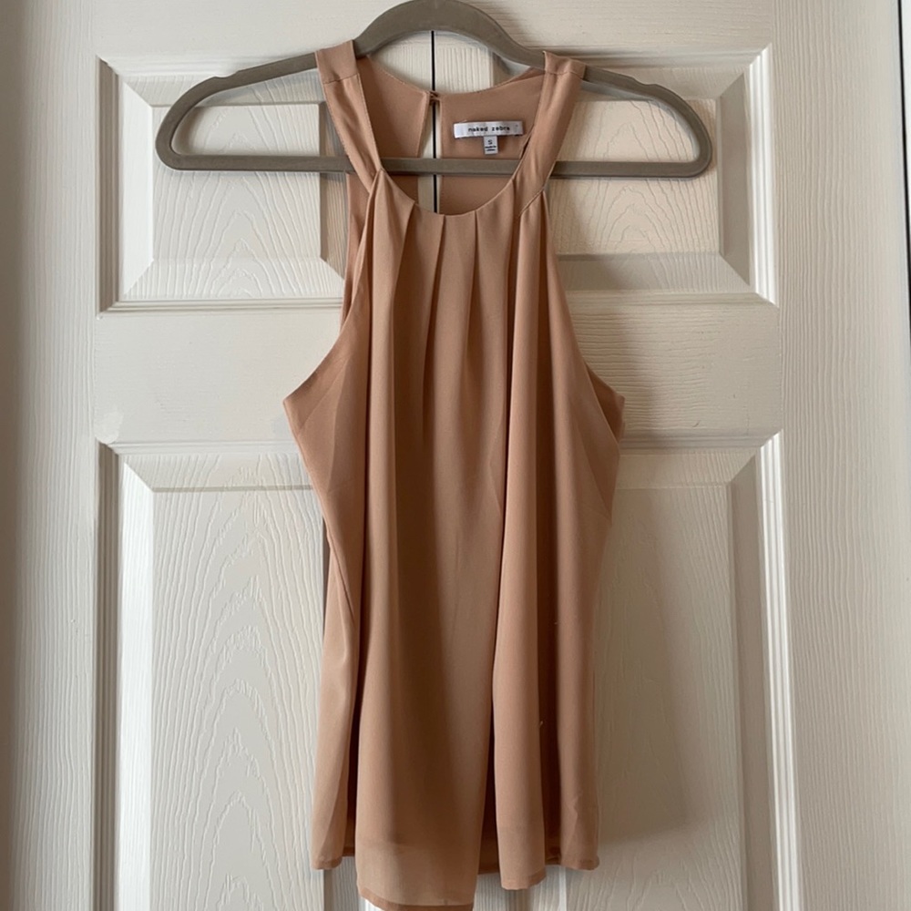 Beige halter top